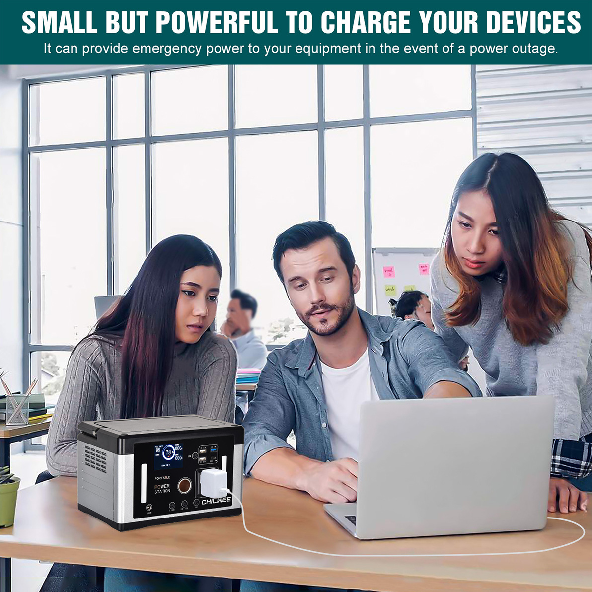 700W مولد للطاقة الشمسية الذكية لشحن الإضاءة في حالات الطوارئ